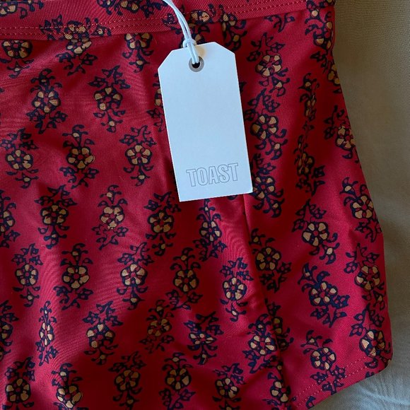 TOAST Retro Floral Block Print Halter Bikini Size M/L - Picture 11 of 11